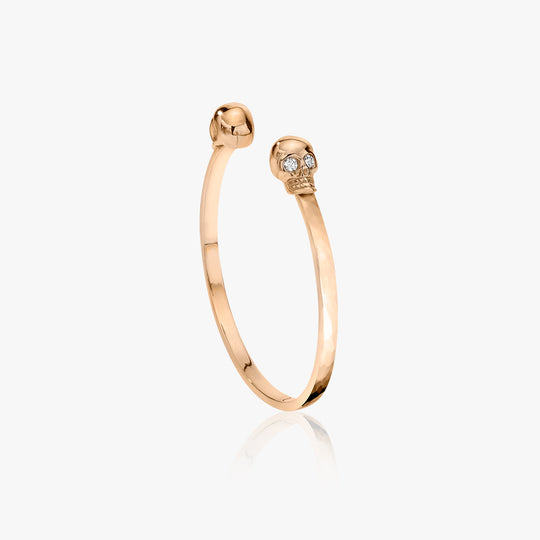 Bonehead Hammered Cuff