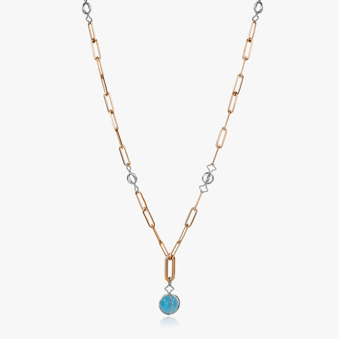 Circe Interchangeable Necklace 18 Karat Pink Gold