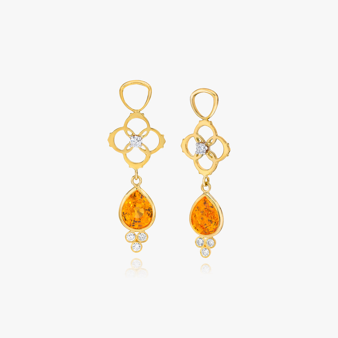 Lorica Spessartite Garnet Earrings