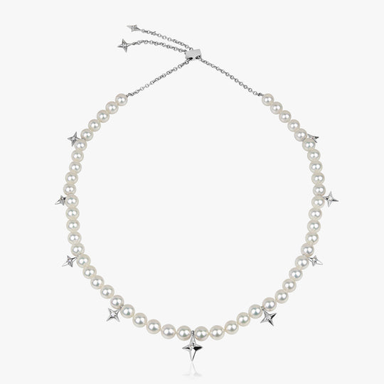 North Star Pearl Necklace Slider