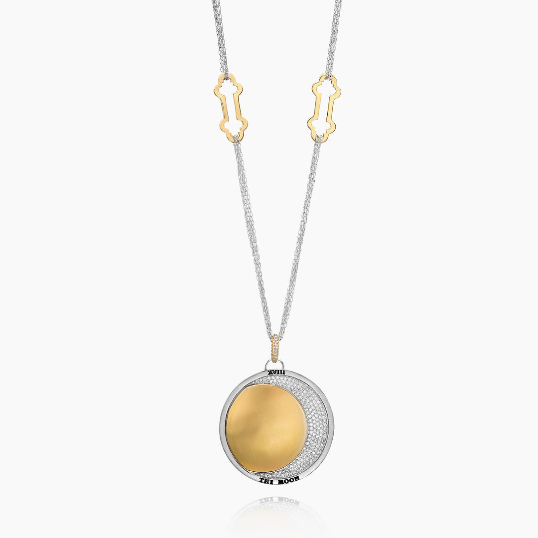 Lilly Street Fine Jewelry - Moon Pendant