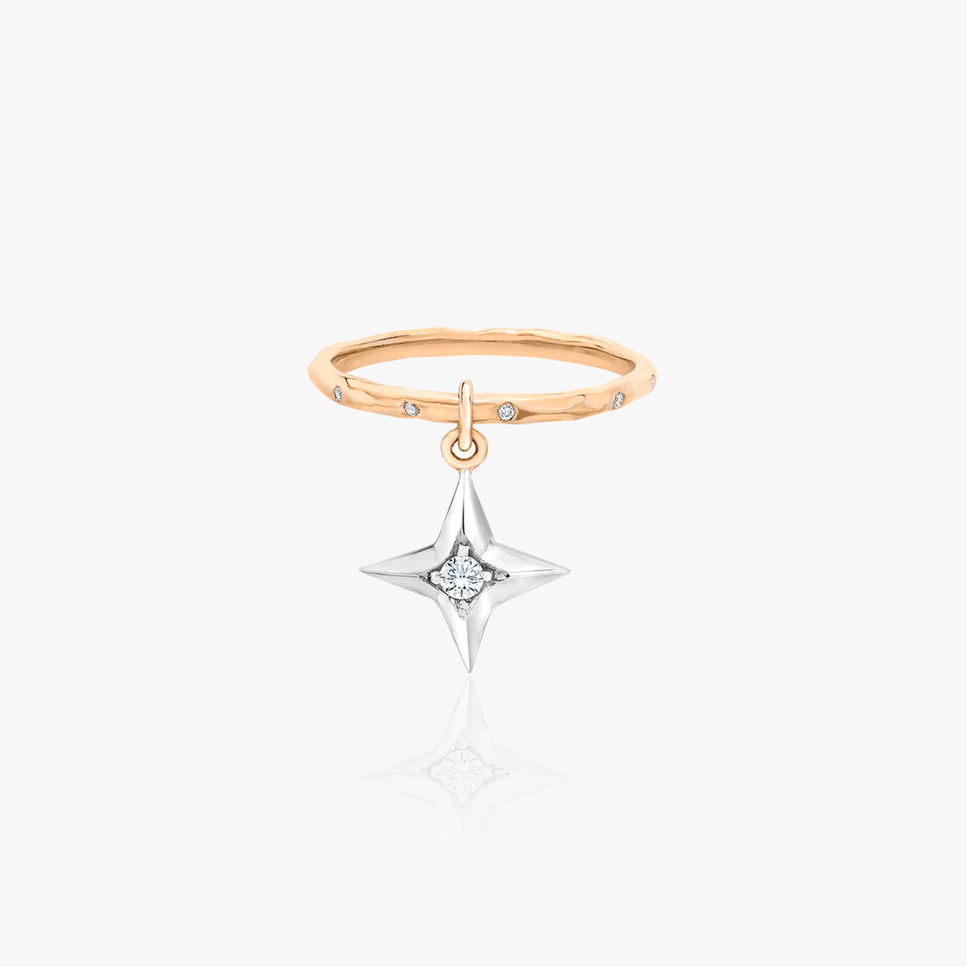 Correa apilable martillada Petite North Star de 1,8 mm