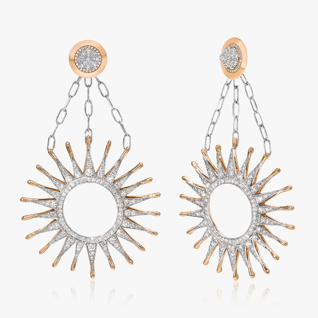 Helios Chain Earring Jackets & Valiance Earrings II