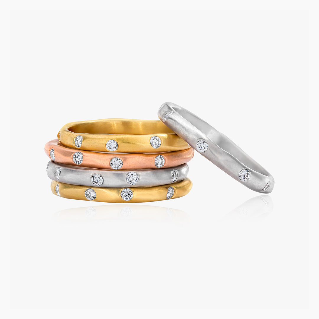 2,65 MM Hammered Stacker Band