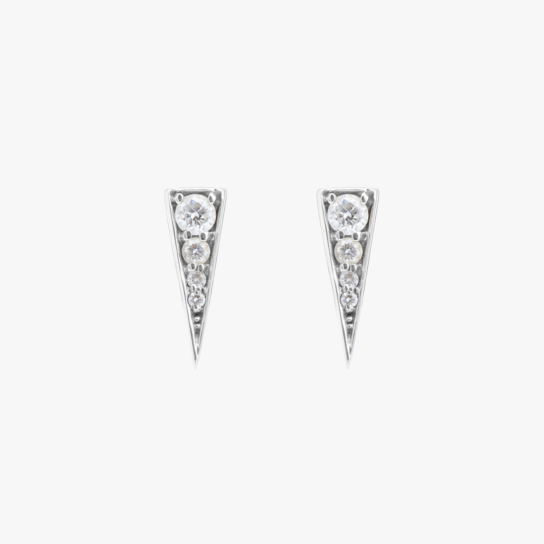 Aretes pequeños de un solo rayo