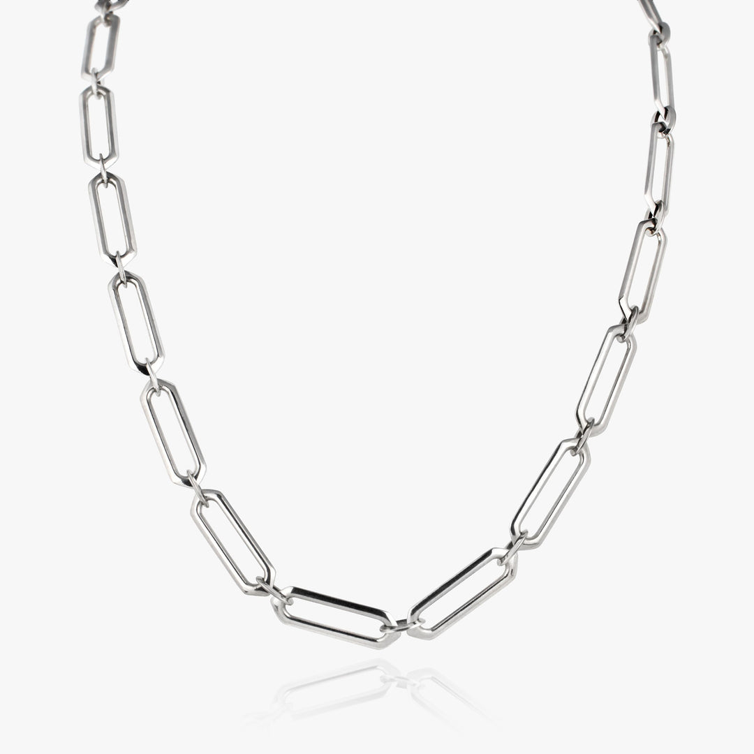 Lilly Street Fine Jewelry - Lulu Link Chain 18 Karat White Gold