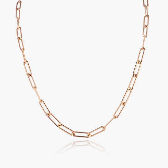 Lilly Street Fine Jewelry - Lulu Link Chain 18 Karat Pink Gold