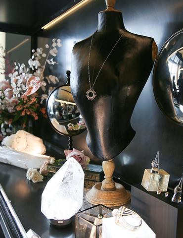 Lilly Street Trunk Show: Radiance Helios Amulet on display