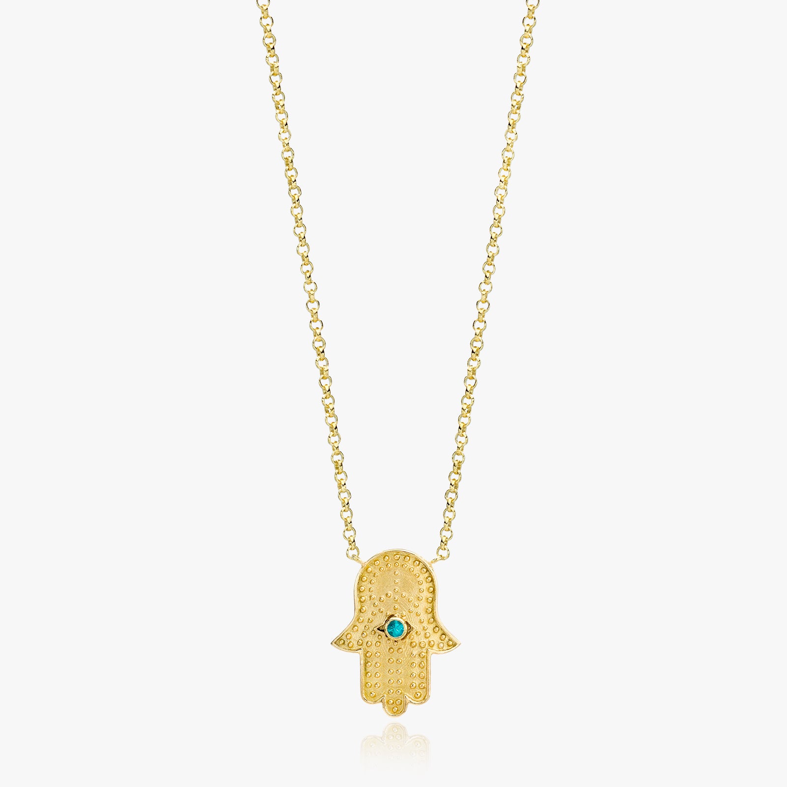 Mini deals hamsa necklace