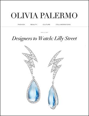 Designers to watch: Lilly Street Inspirita Blue Moonstone Earrings