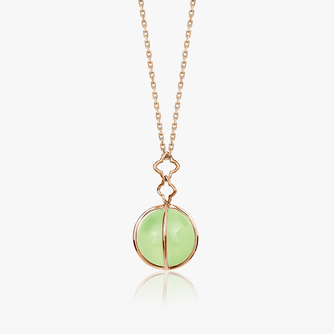 XX Prehnite Orb Cage