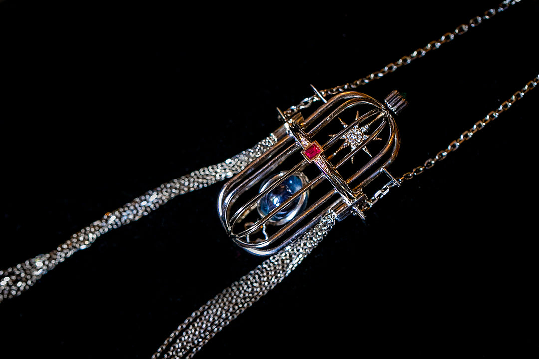 Capulet Cage 18 Karat White Gold with XX Orb Cage